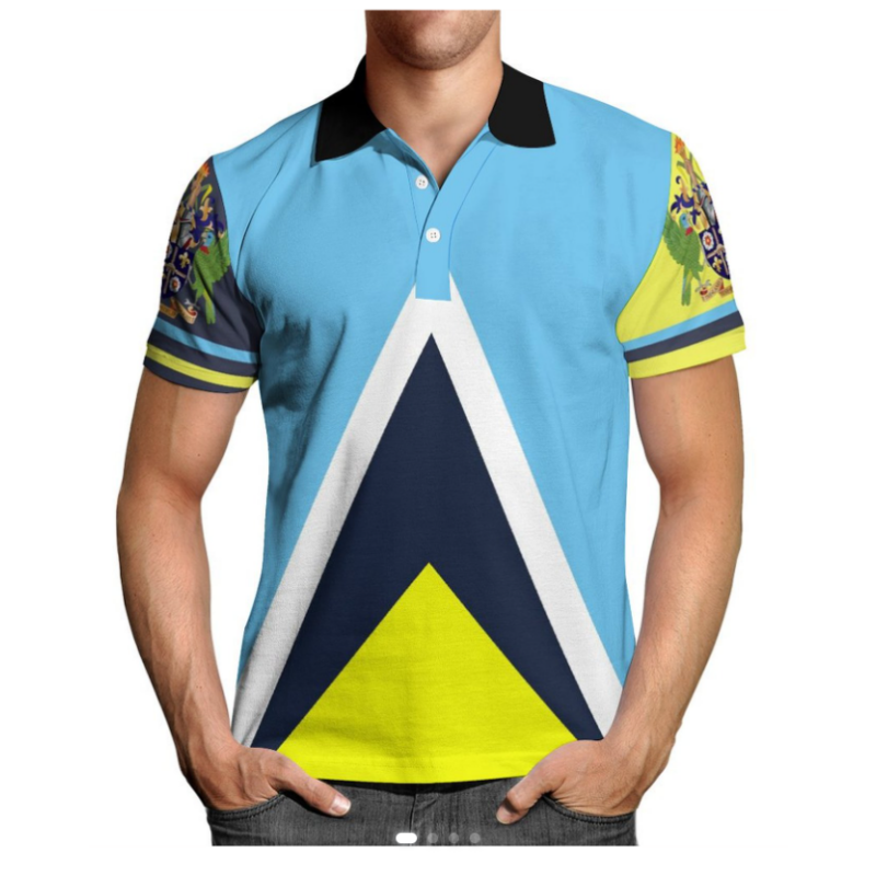 3D Printing Link - Saint Lucia Polo Shirt Customization Link