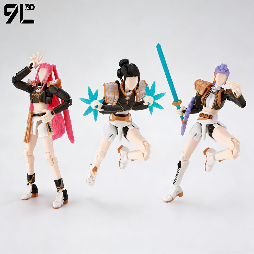 3D Printing Mockup - 9L3D Printe Games Series Lucky13 Dummy13