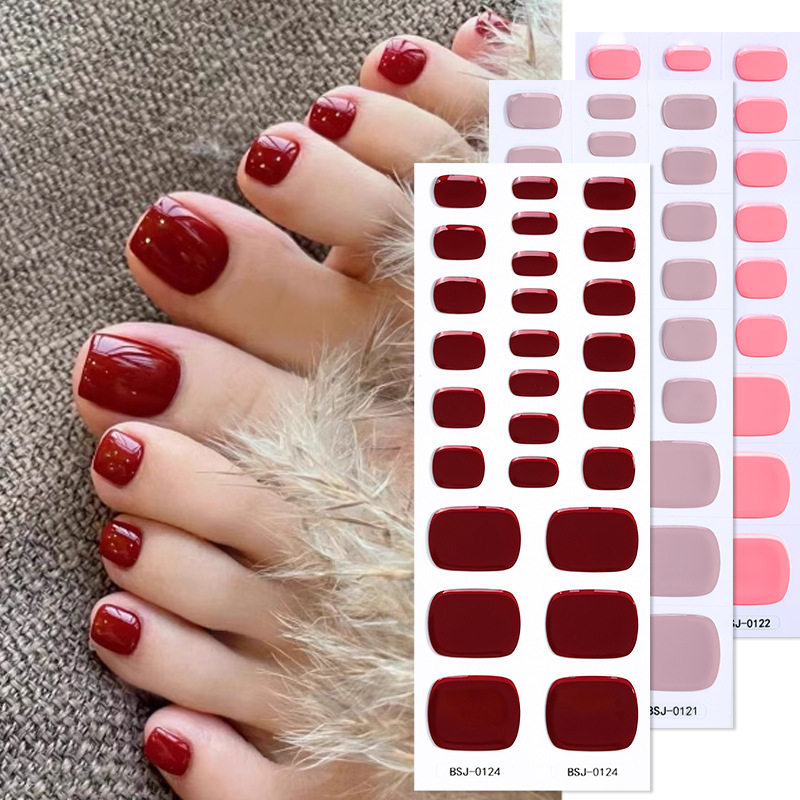 Resin Curing Station - Pure Color Toe Gel Nail Sticker