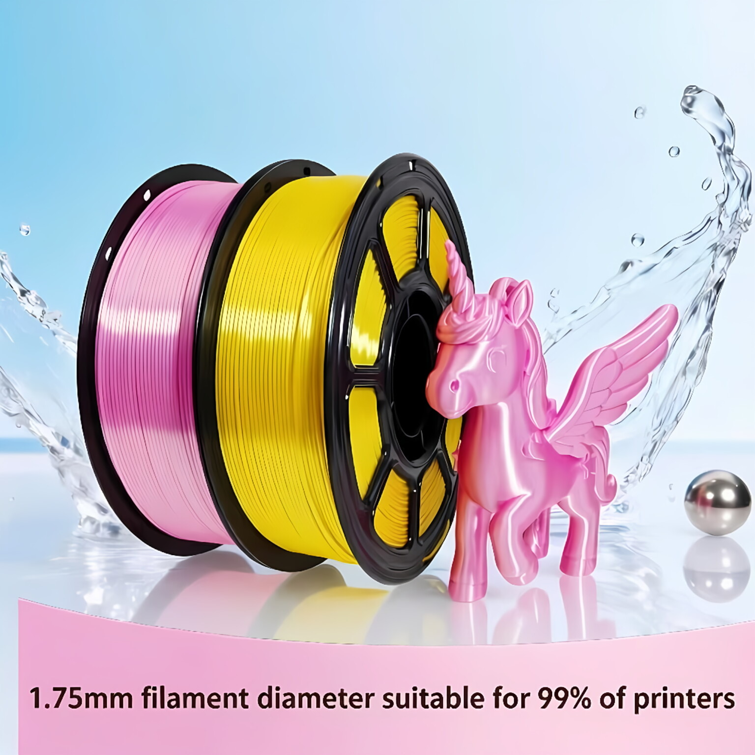 3D Printing Creality - Wholesale 1KG Silk PLA Filament 1.75mm