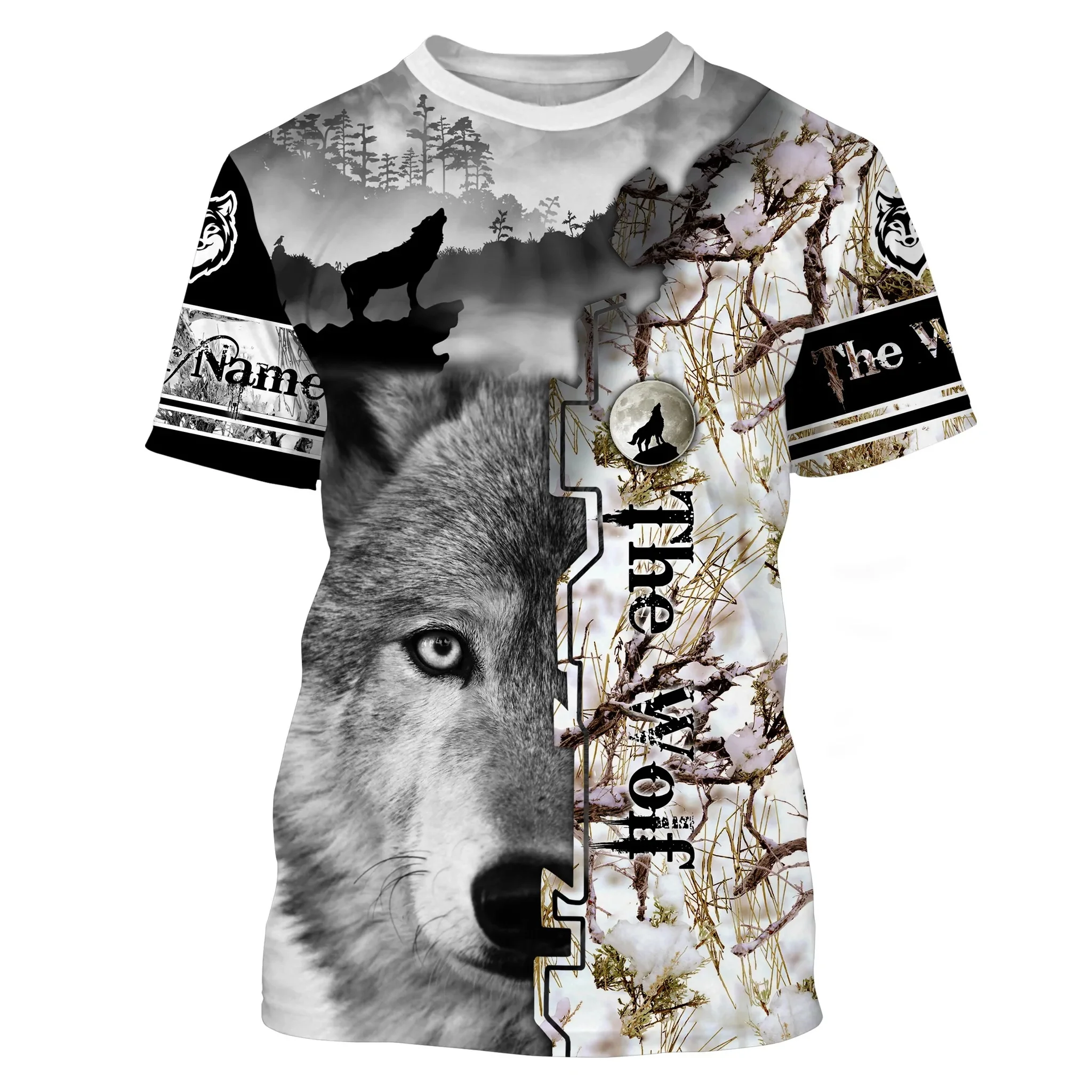 3D Printing Name - Personalized Name Wolf / Deer Hunting
