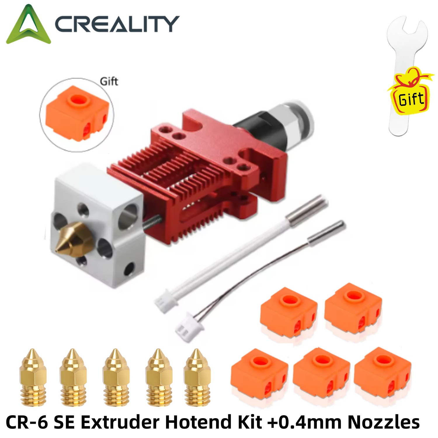3D Printer Hotend Kit - Creality CR-6 SE Hotend Kit, Aluminium
