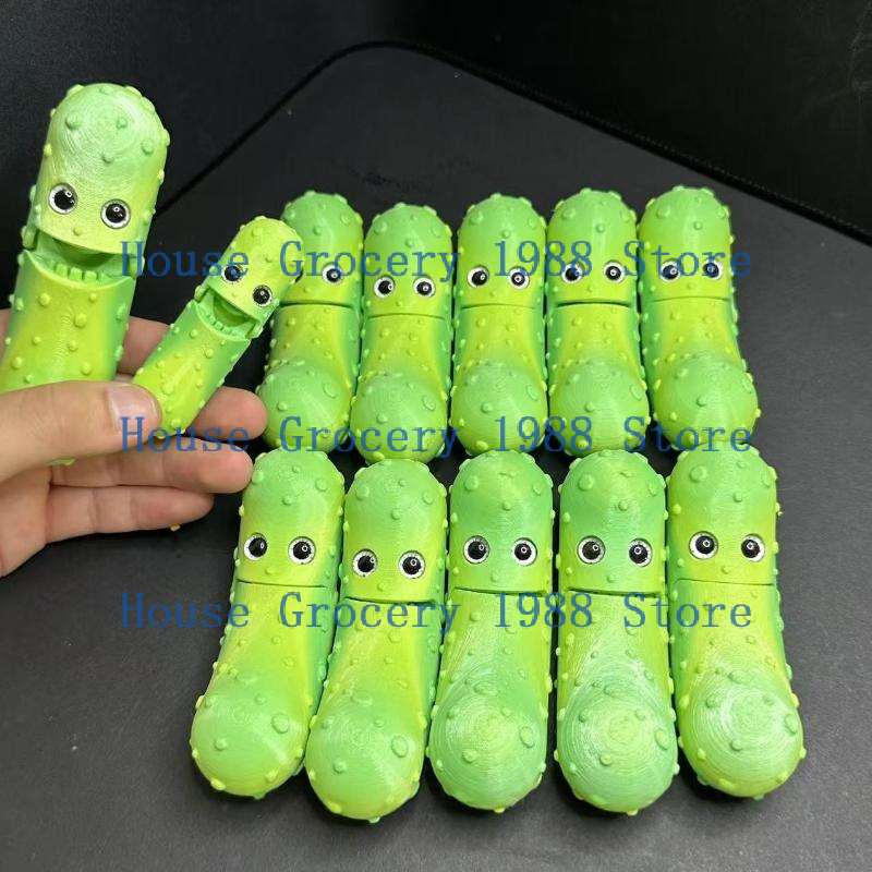 3D Printing Mockup - 1Pcs Joint Movable Cucumber Vegetable Model