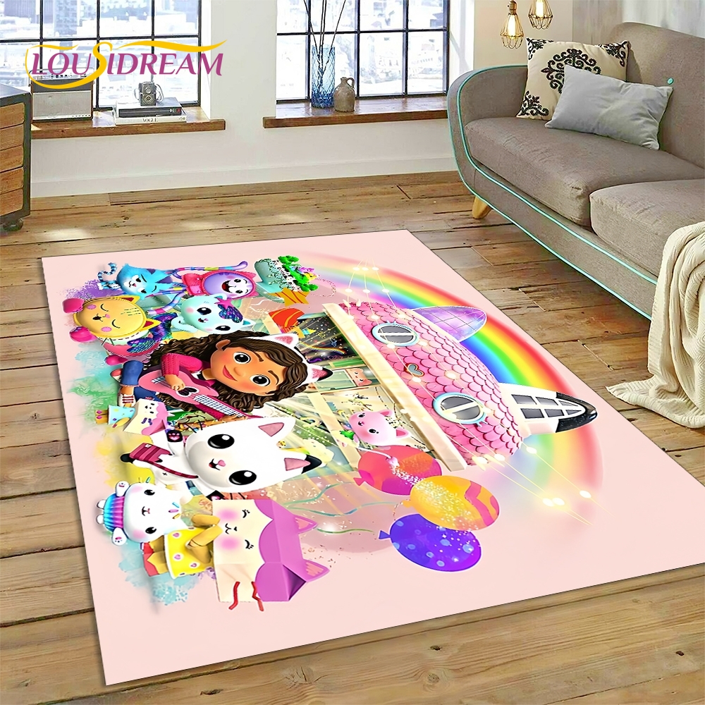 3D Printing Online Service - Cartoon Cute Gabbys Dollhouse Girl Rug