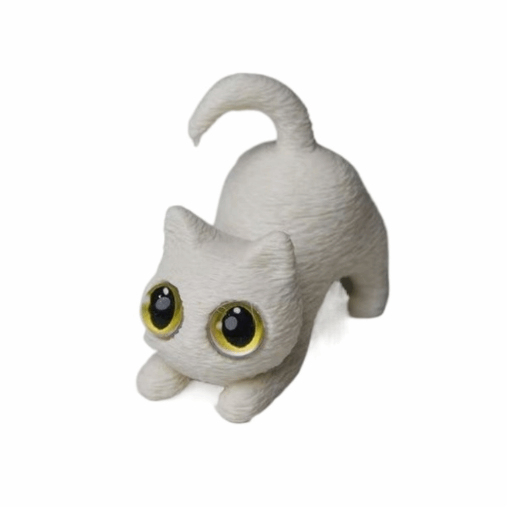 3D Printing Mockup - PLA Halloween Cat Anime Figure Model