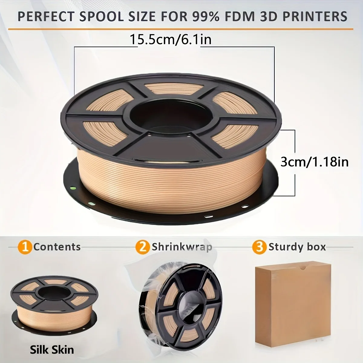 Skin Color PLA Filament 1.75Mm - 3D Printing Fdm avis et prix