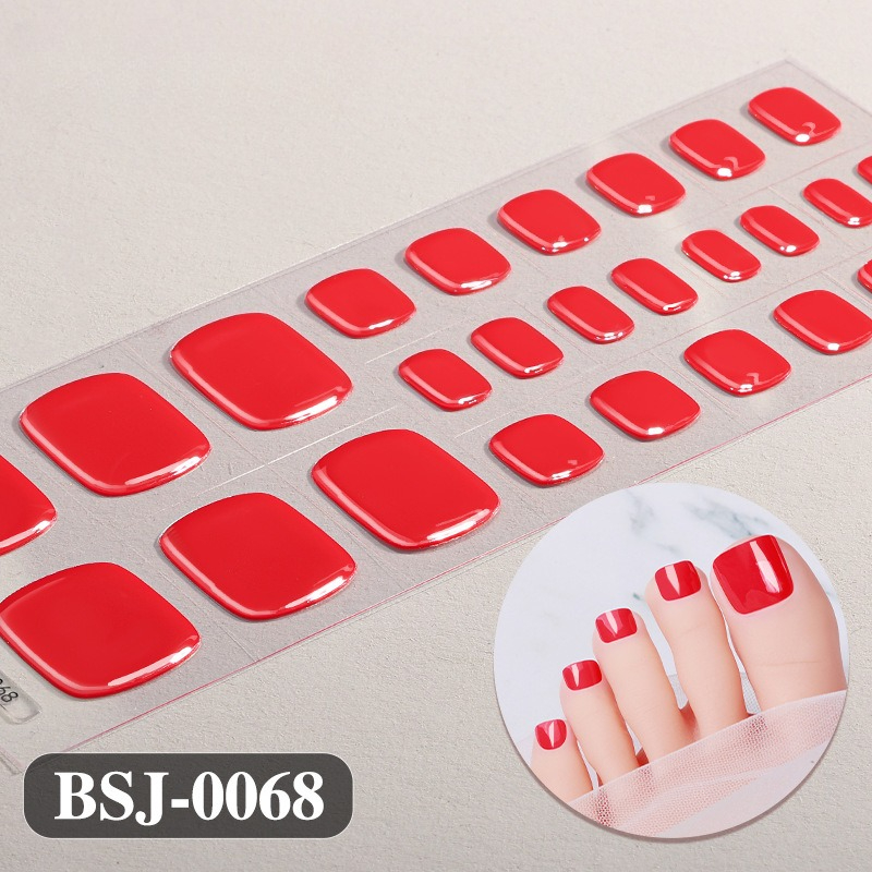 Pure Color Toe Gel Nail Sticke - Resin Curing Station avis et prix