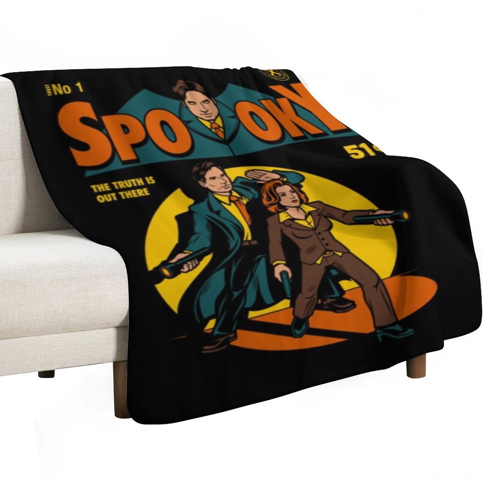 X Files, Spooky Comic Throw Bl - 3D Printing File Free avis et prix
