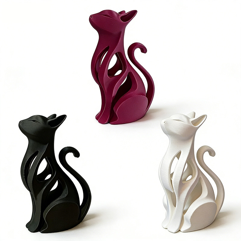 Modern Art Cat Statue 3D Print - 3D Printing Mockup avis et prix