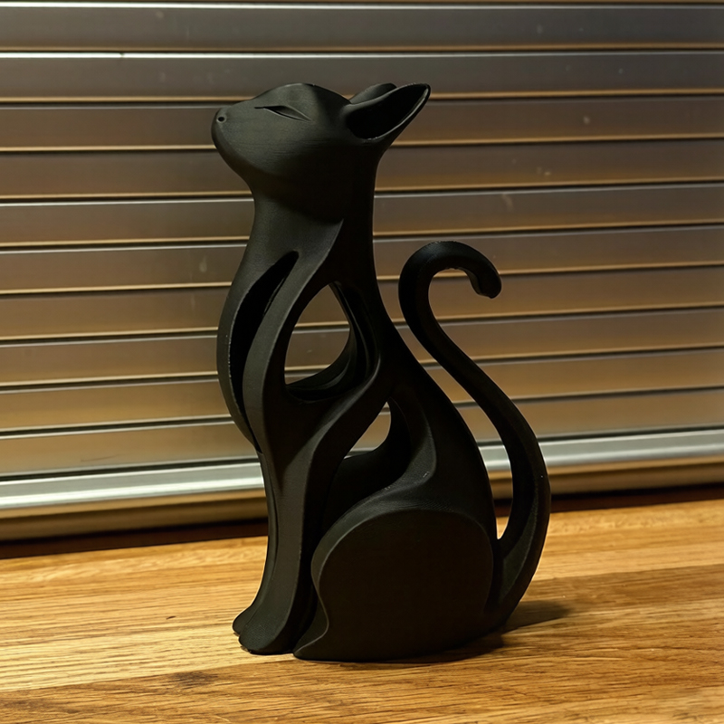 Modern Art Cat Statue 3D Print - 3D Printing Mockup avis et prix