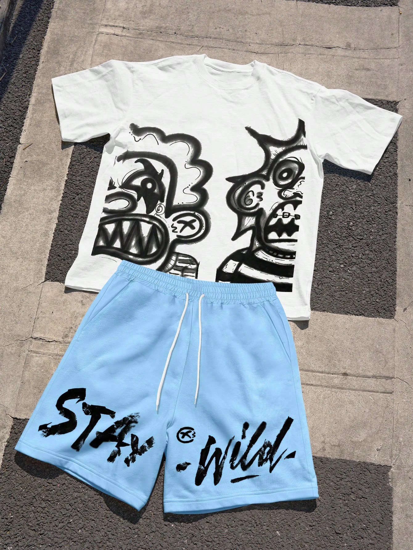 2026 Summer New Men's Short-Sl - 3D Printing Design avis et prix