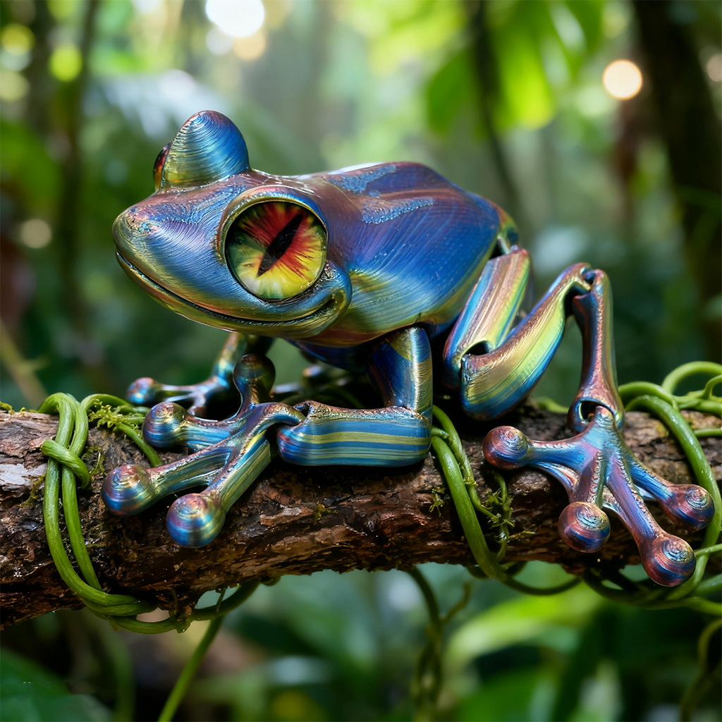 3D Printed Frog Statue, Flexib - 3D Printing Mockup avis et prix