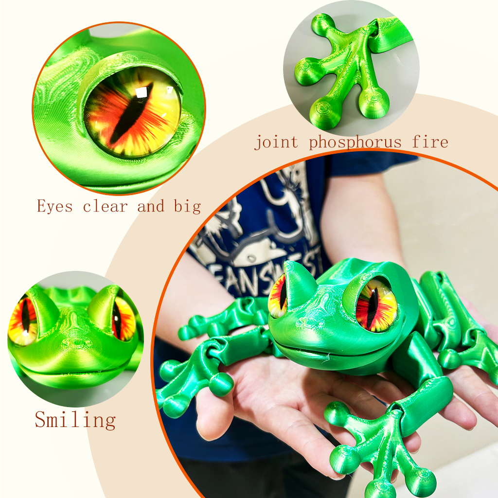 3D Printed Frog Statue, Flexib - 3D Printing Mockup avis et prix