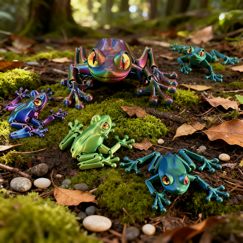 3D Printed Frog Statue, Flexib - 3D Printing Mockup avis et prix