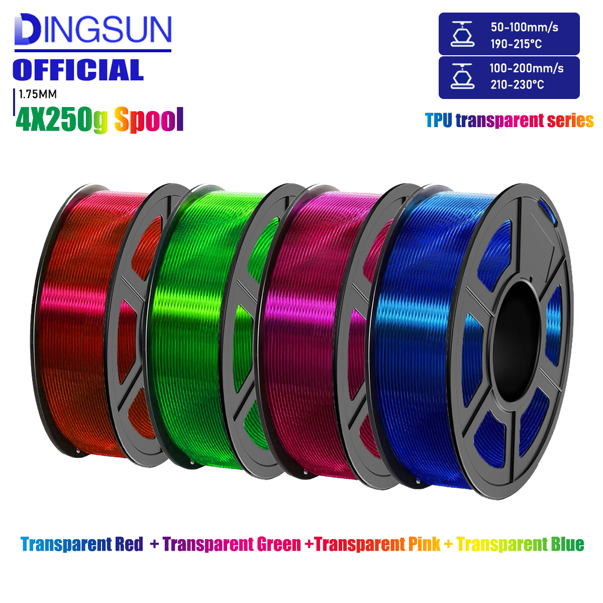 Transparent Series 1.75mm TPU  - 3D Printing Fdm avis et prix