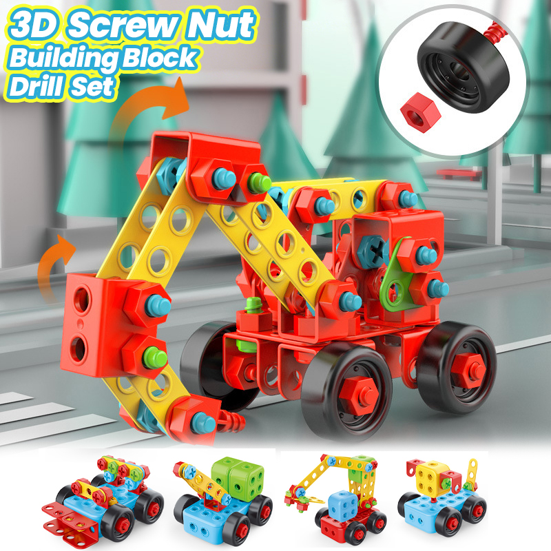 Drill Screwing Building Block  - 3D Printing Lego avis et prix