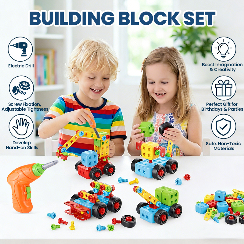 Drill Screwing Building Block  - 3D Printing Lego avis et prix