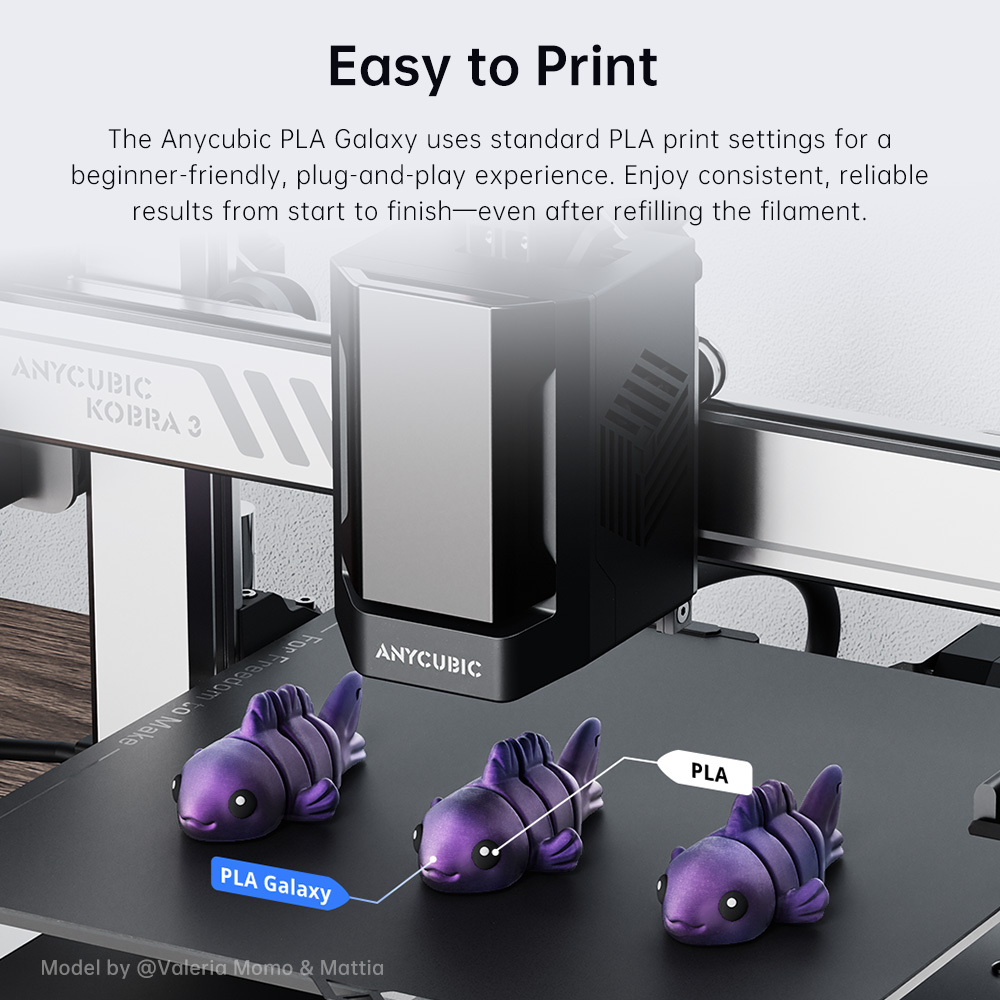 ANYCUBIC PLA Galaxy Filament S - 3D Printing Fdm avis et prix
