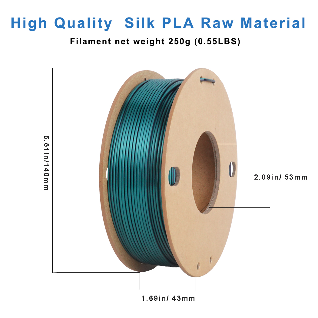 Silk Black Green PLA, Dual Col - 3D Printing Link avis et prix