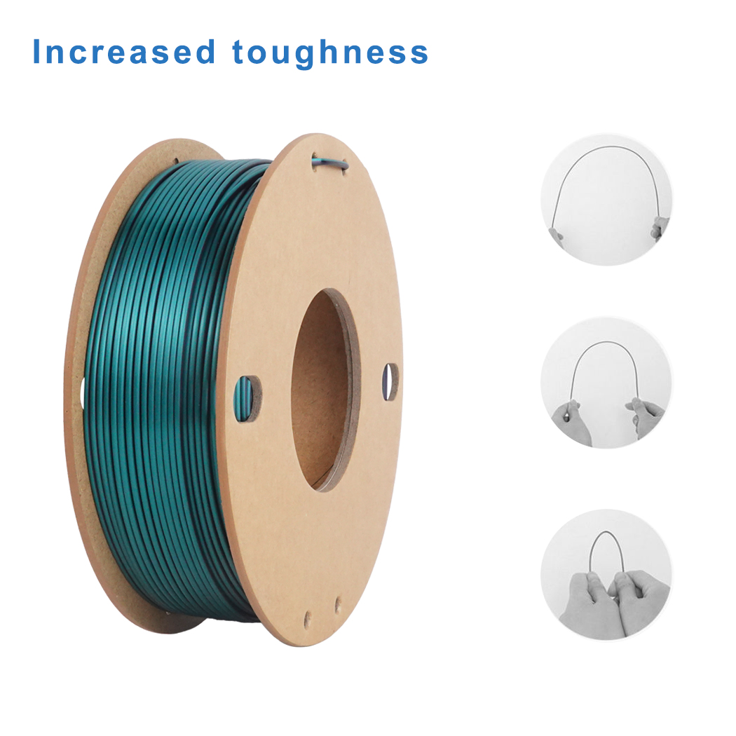 Silk Black Green PLA, Dual Col - 3D Printing Link avis et prix