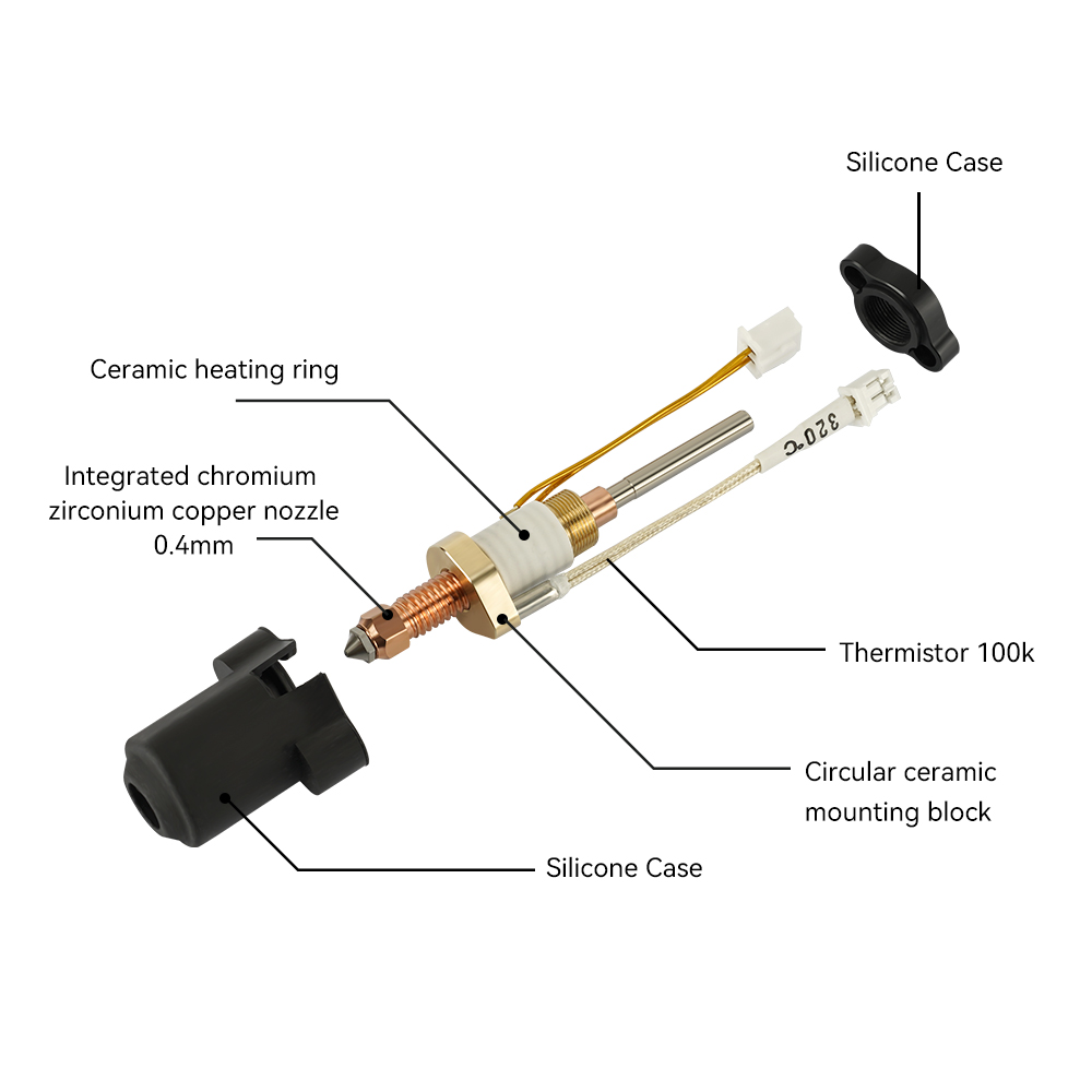For Creality K1C/K1 Max Hotend - 3D Printing Creality avis et prix