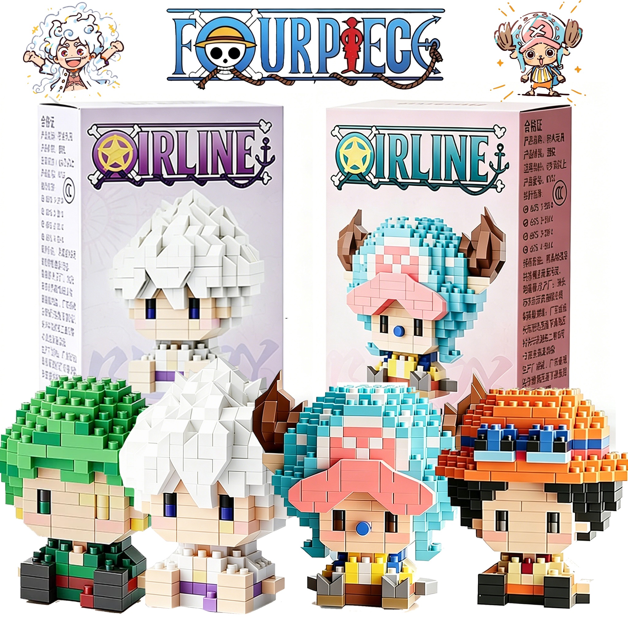 Anime Character Model Luffy 3D - 3D Printing Lego avis et prix