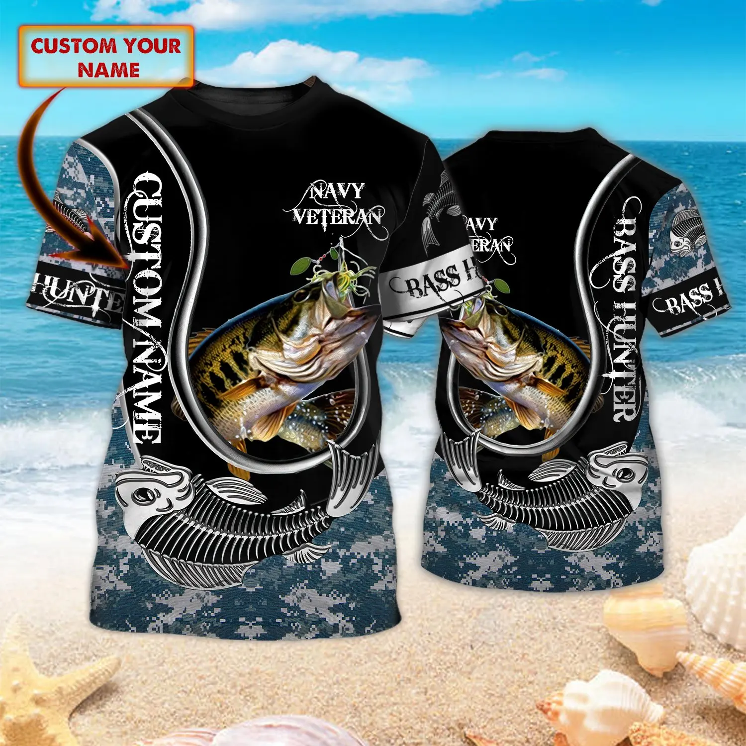 Bass Fishing Personalized Name - 3D Printing Name avis et prix