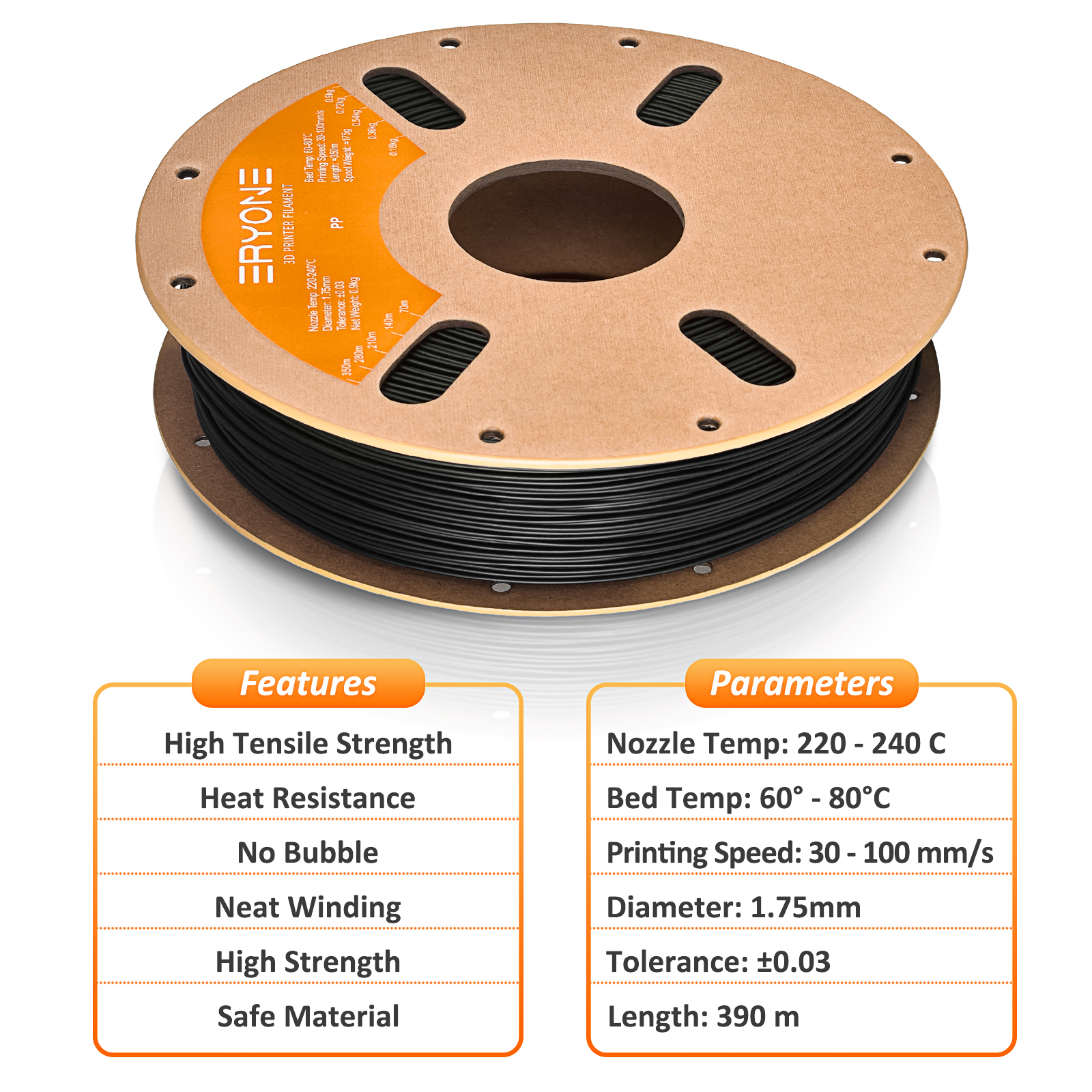 ERYONE Promotion PP Filament E - 3D Printing Fdm avis et prix