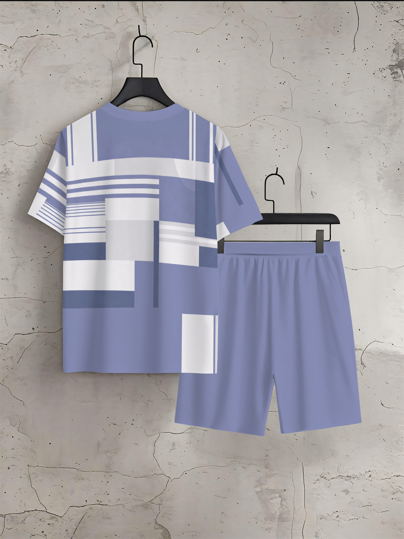 2026 Summer New Men's Short-Sl - 3D Printing Design avis et prix