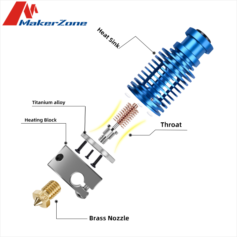 Compatible With E3-D All Metal - 3D Printing Titanium avis et prix