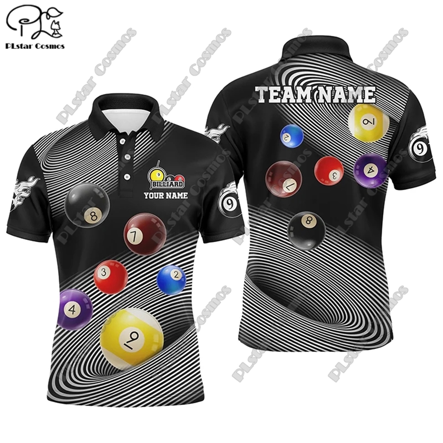 New Custom Name Polo Shirts Fu - 3D Printing Name avis et prix