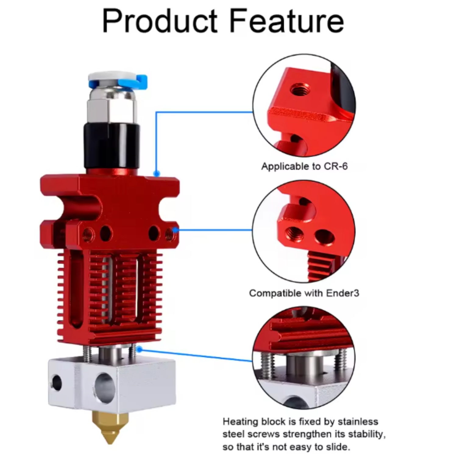 Creality CR-6 SE Hotend Kit, A - 3D Printer Hotend Kit avis et prix