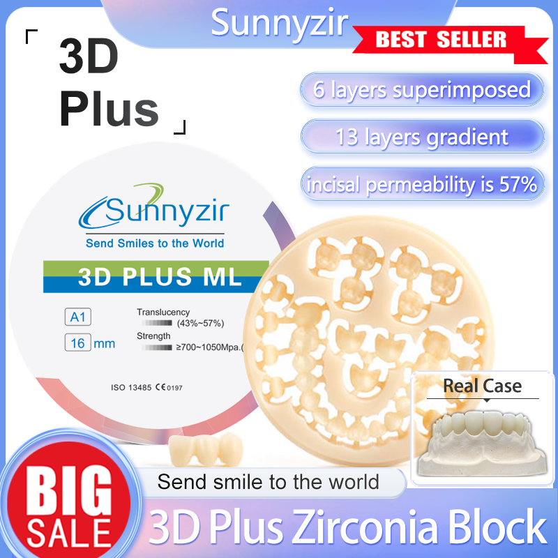 Sunnyzir A1-A4 Zirconia Block  - 3D Printing Lego avis et prix