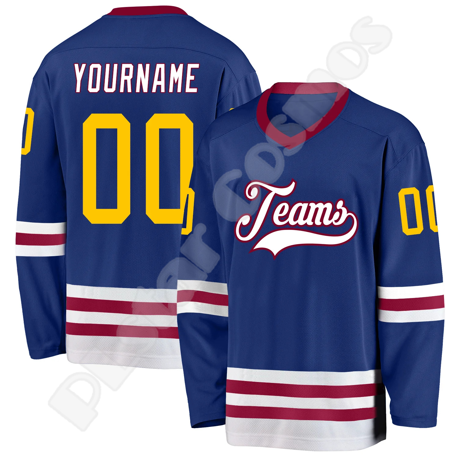 Hockey Jersey Custom Name Team - 3D Printing Name avis et prix