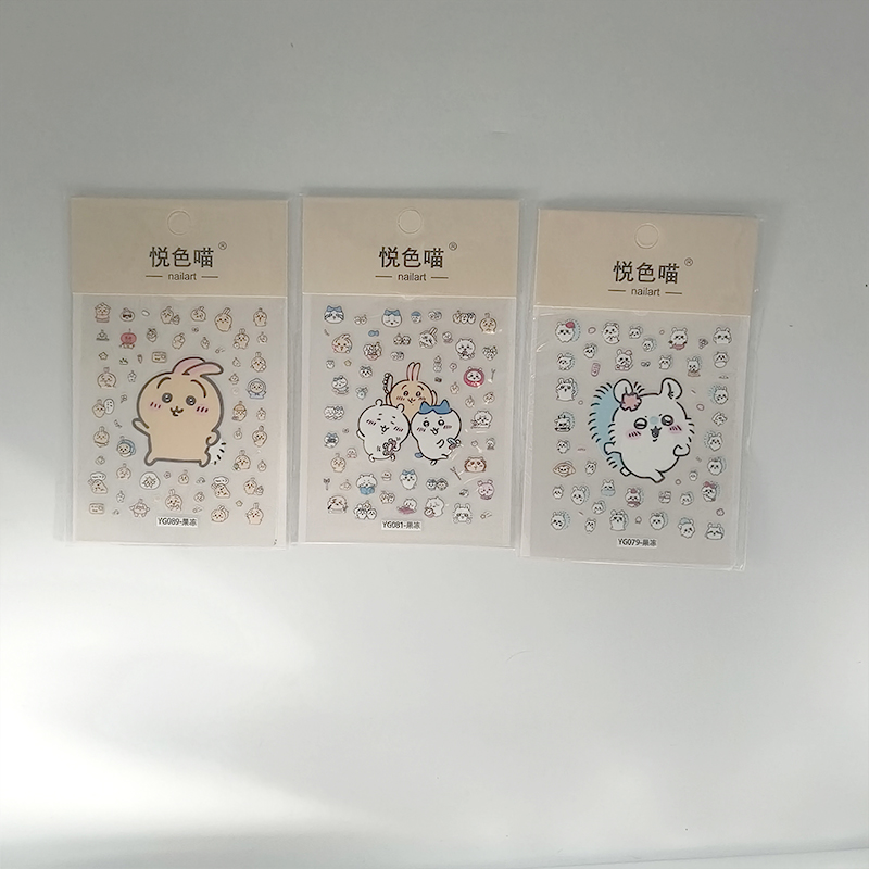 Chikawas 3D Jelly Nail Sticker - 3D Printing Design avis et prix