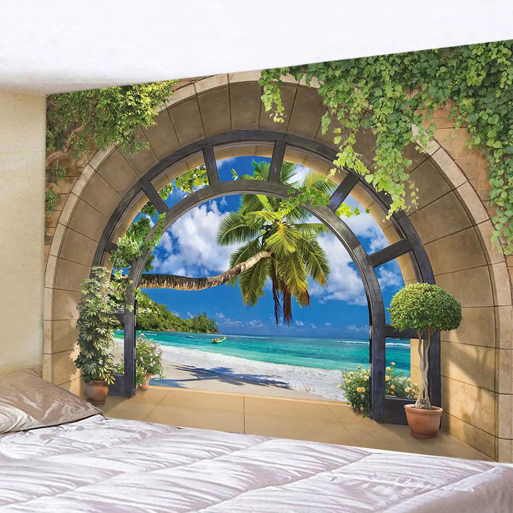 Seaside Coconut Tree Landscape - 3D Printing Room avis et prix