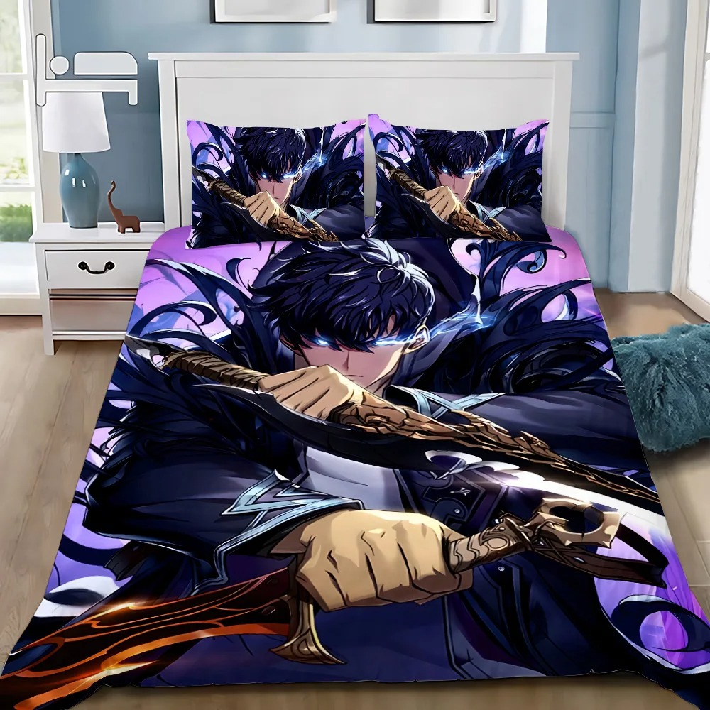 Anime Solo Leveling Bedding Se - 3D Printing Solo avis et prix