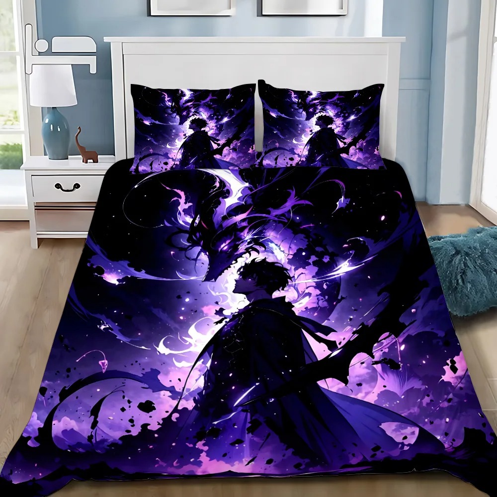 Anime Solo Leveling Bedding Se - 3D Printing Solo avis et prix