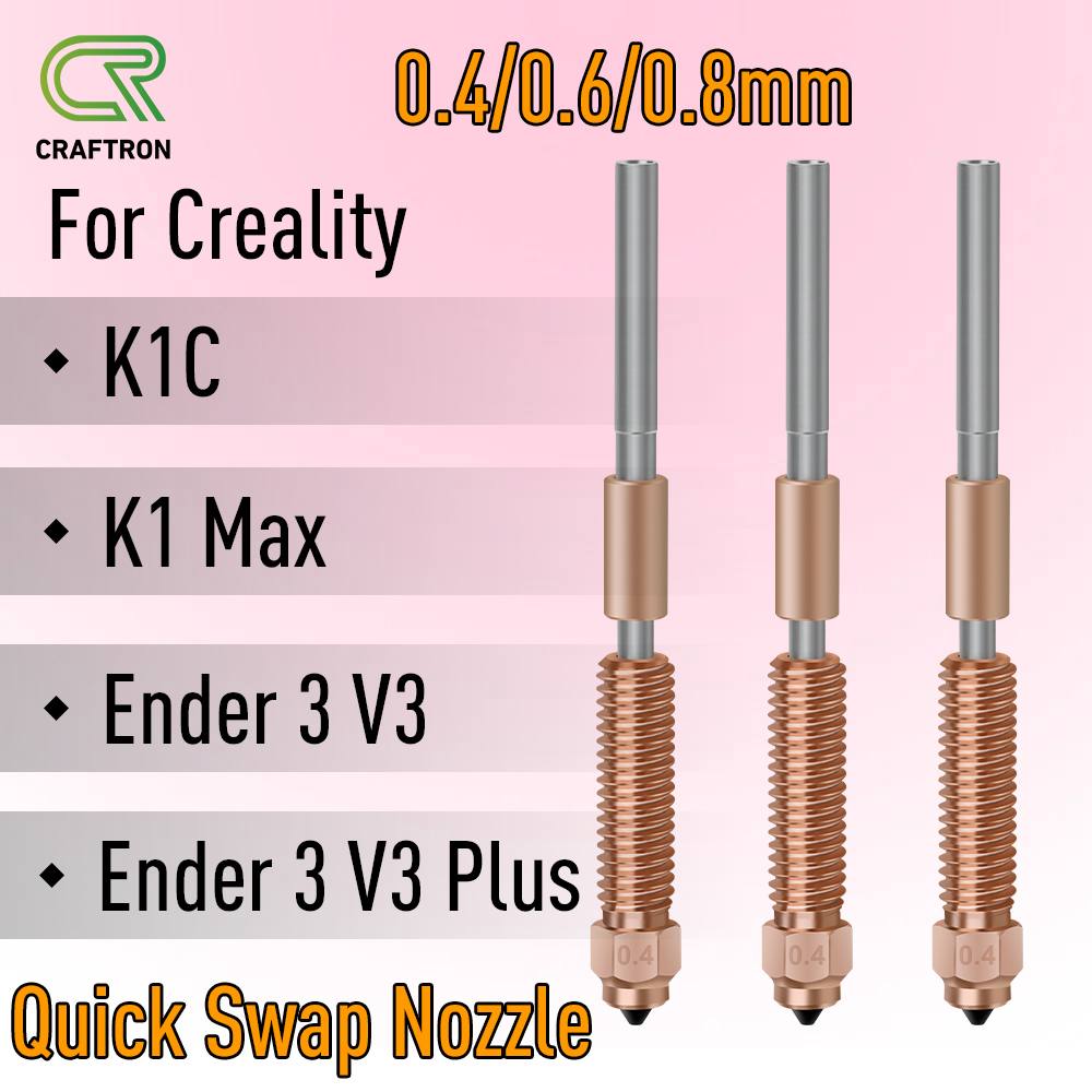 New Upgraded Nozzle for Creali - 3D Printing Titanium avis et prix
