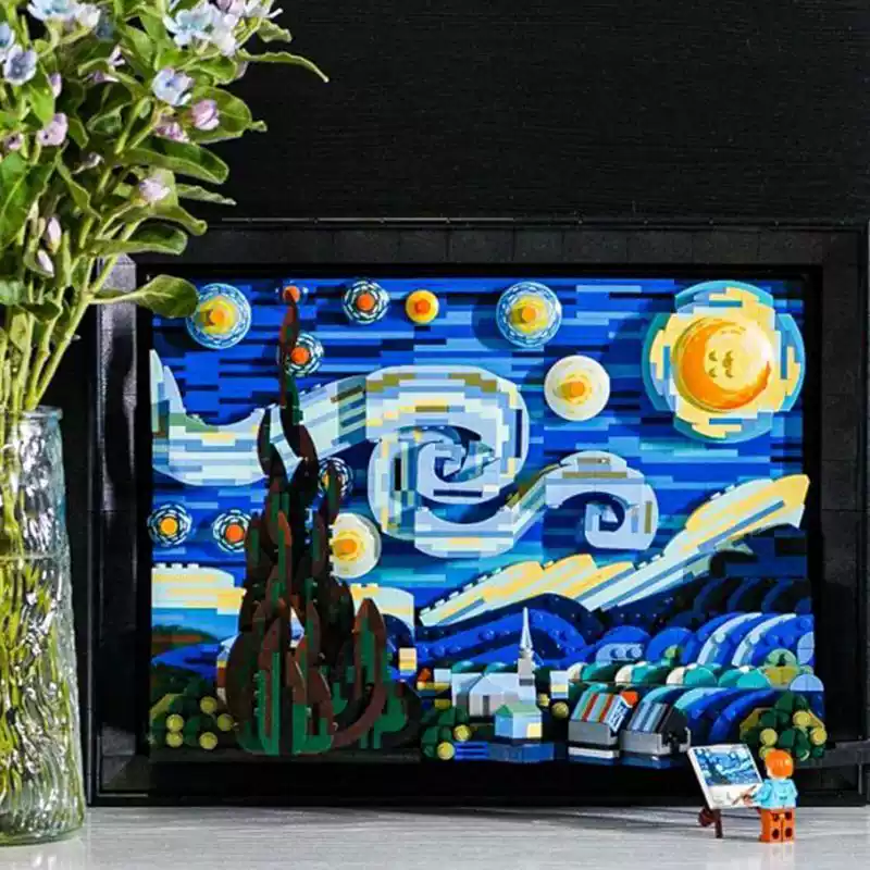 Van Gogh Starry Night 3D Build - 3D Printing Lego avis et prix
