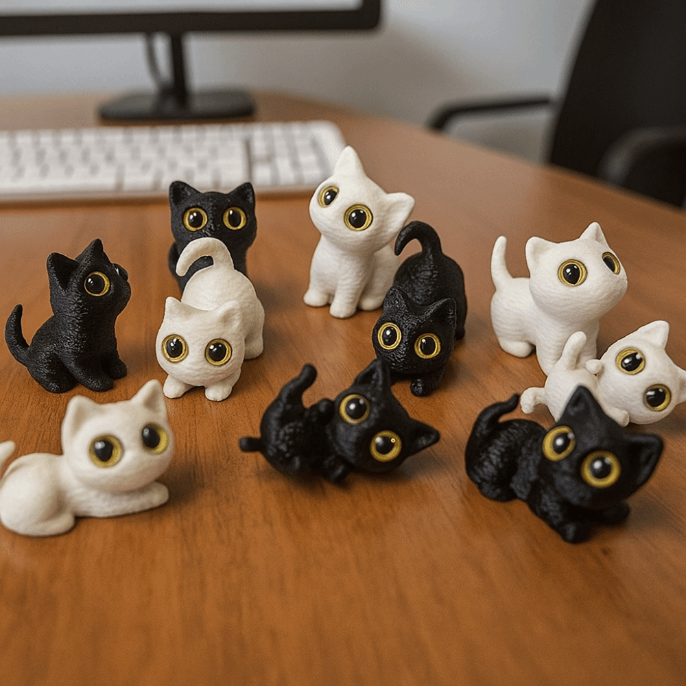 PLA Halloween Cat Anime Figure - 3D Printing Mockup avis et prix