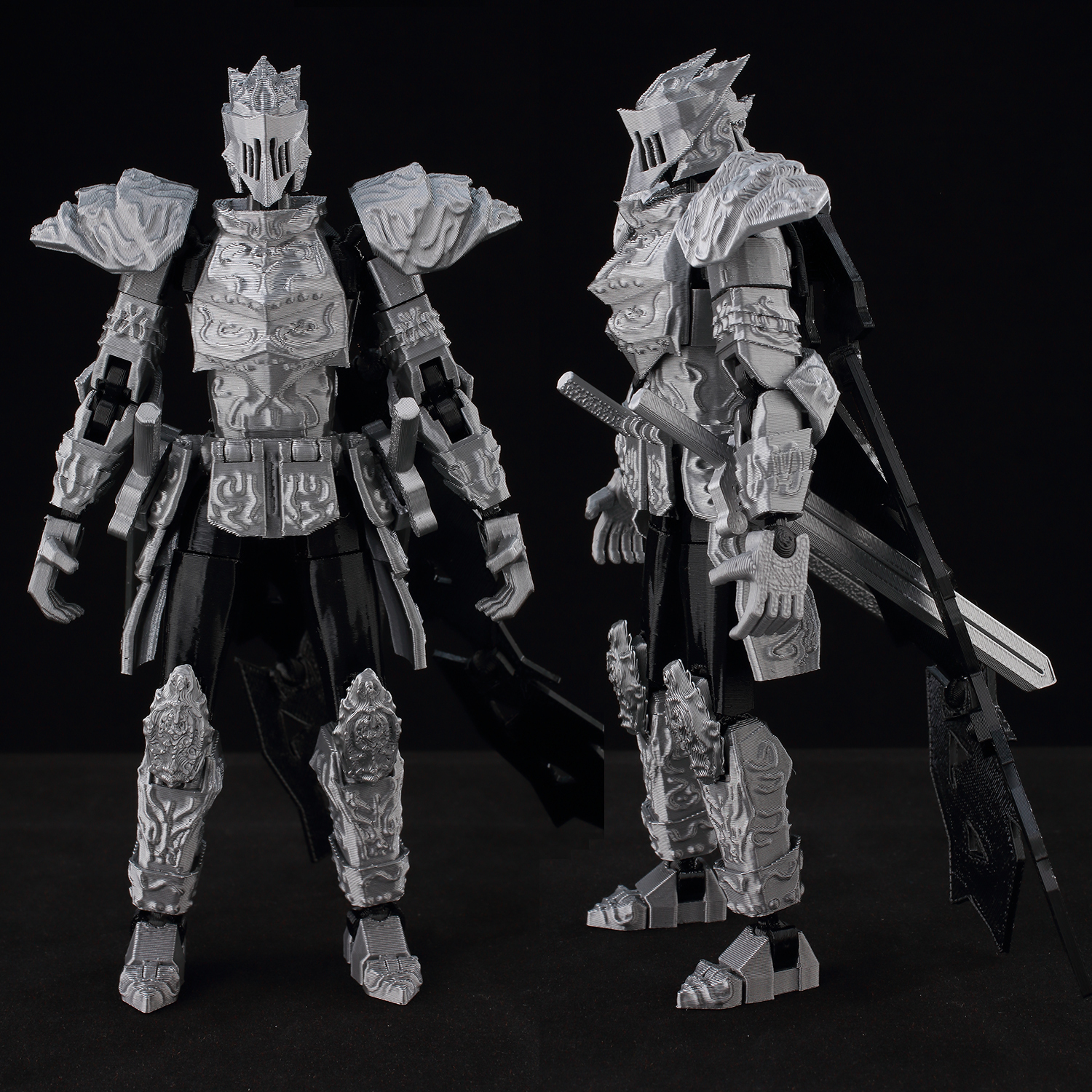 ​9L3D Lucky13 Silver Armor Kni - 3D Printing Online Service avis et prix