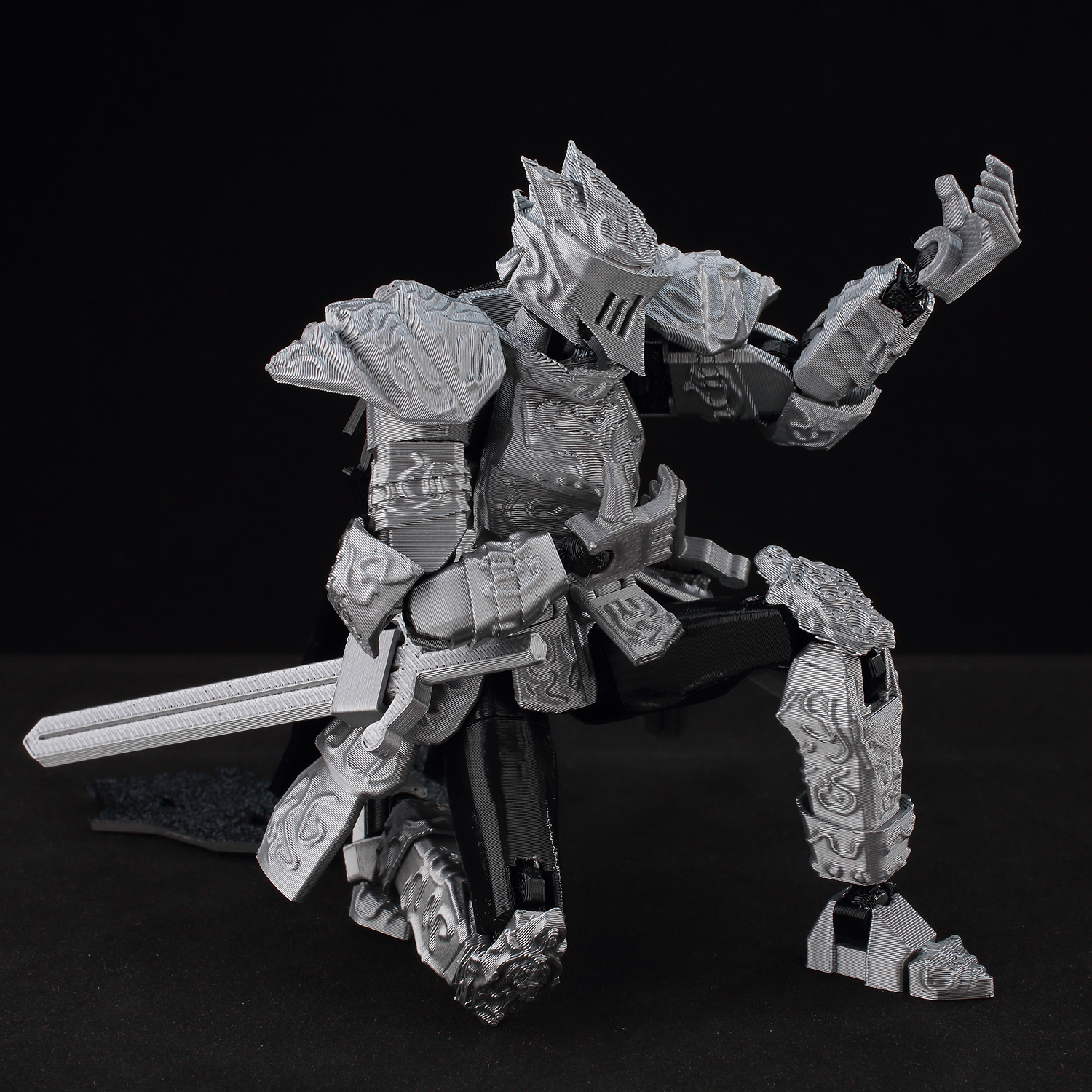 ​9L3D Lucky13 Silver Armor Kni - 3D Printing Online Service avis et prix