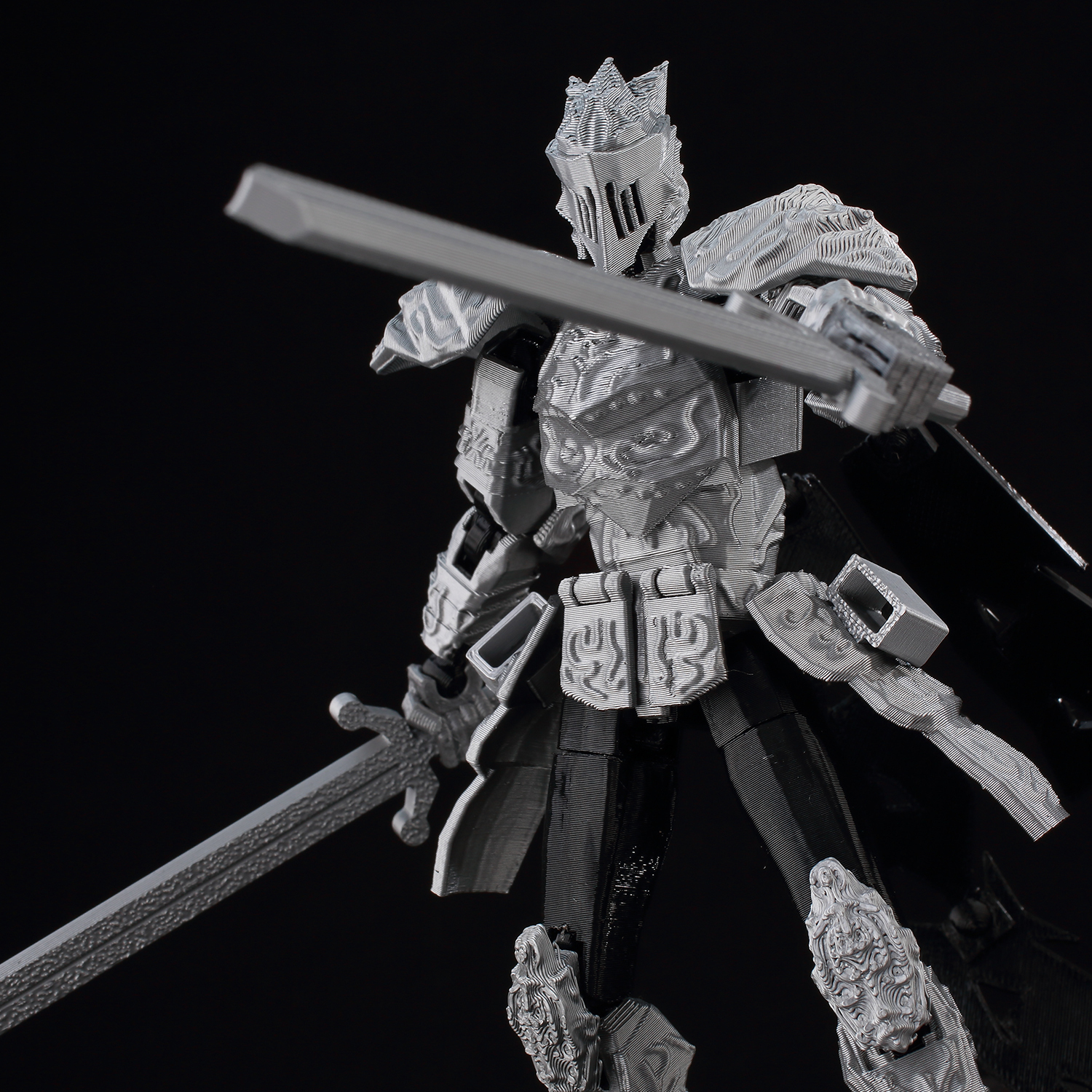 ​9L3D Lucky13 Silver Armor Kni - 3D Printing Online Service avis et prix