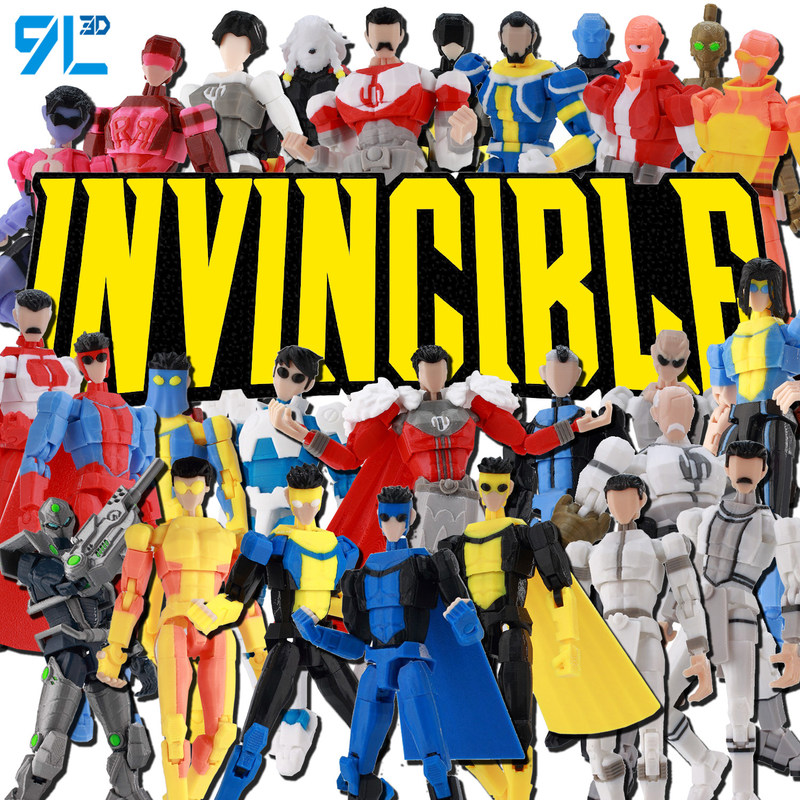 New 3d Invincible Omni Man Tit - 3D Printing Titanium avis et prix