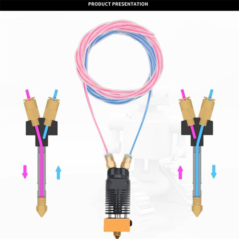 Upgrade 12/24V 2 In 1 Out Extr - 3D Printer Hotend Kit avis et prix