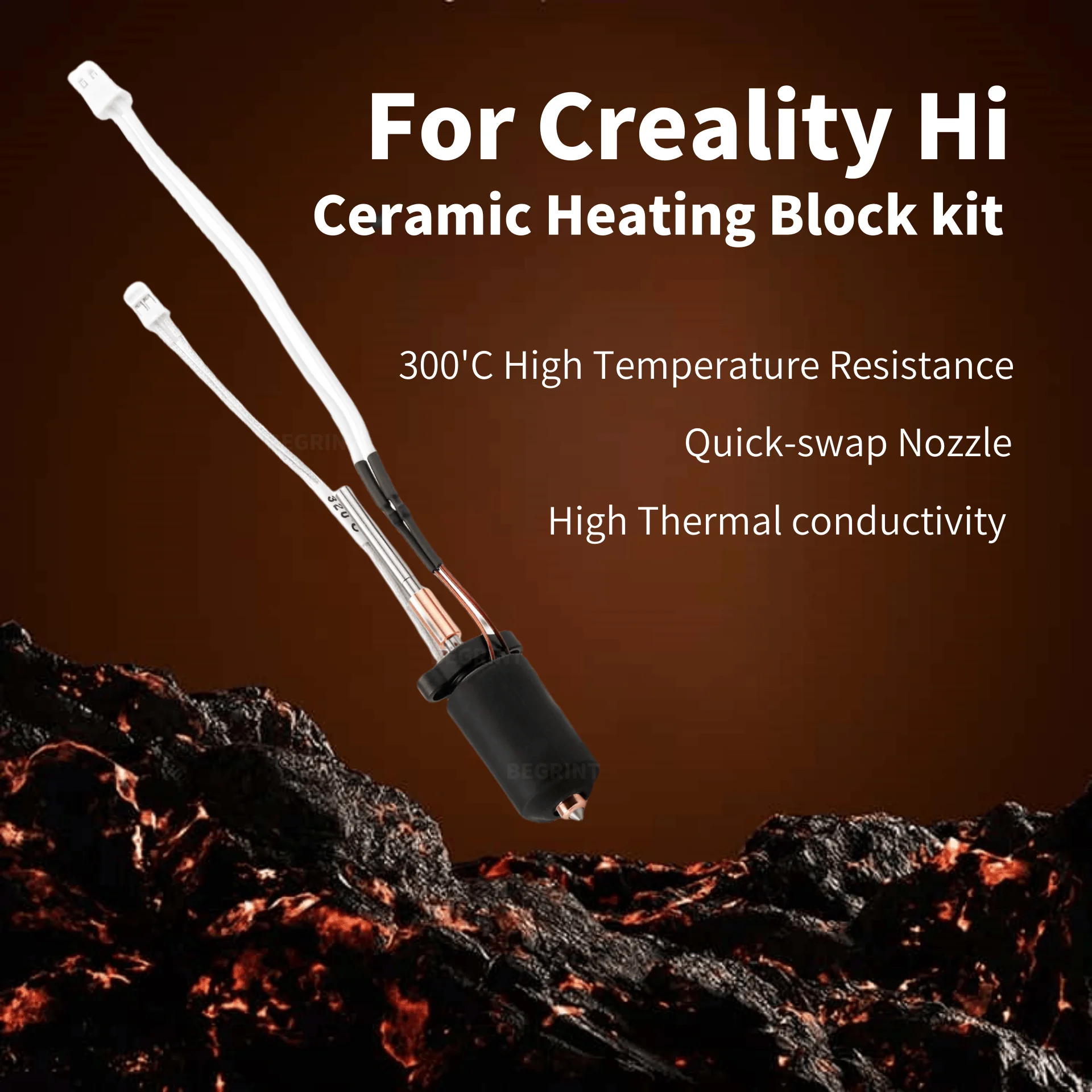 High Temp Ceramic Heater Hoten - 3D Printer Hotend Kit avis et prix