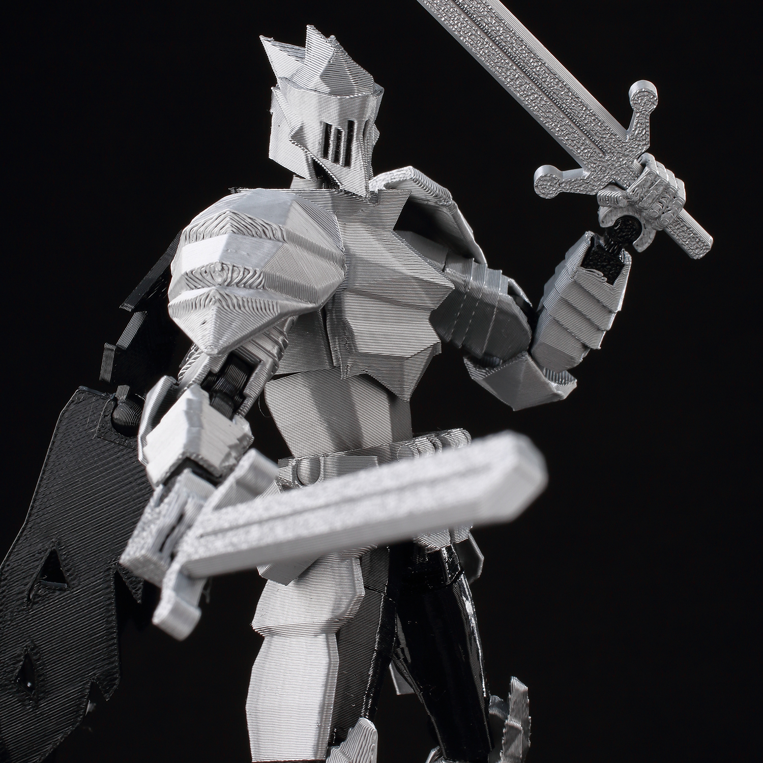 ​9L3D Lucky13 Silver Knight Ro - 3D Printing Online Service avis et prix