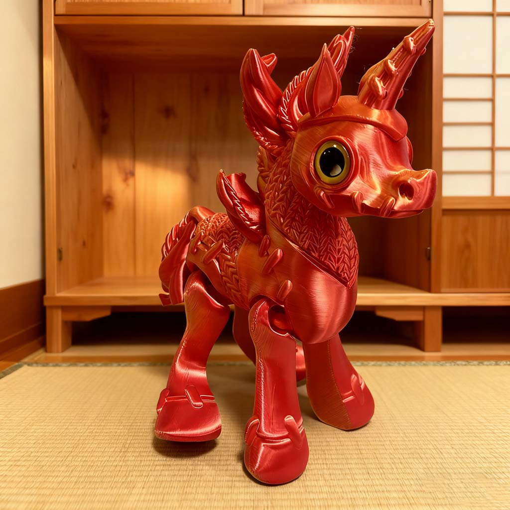 3D Printed Unicorn Statue, Fle - 3D Printing Mockup avis et prix