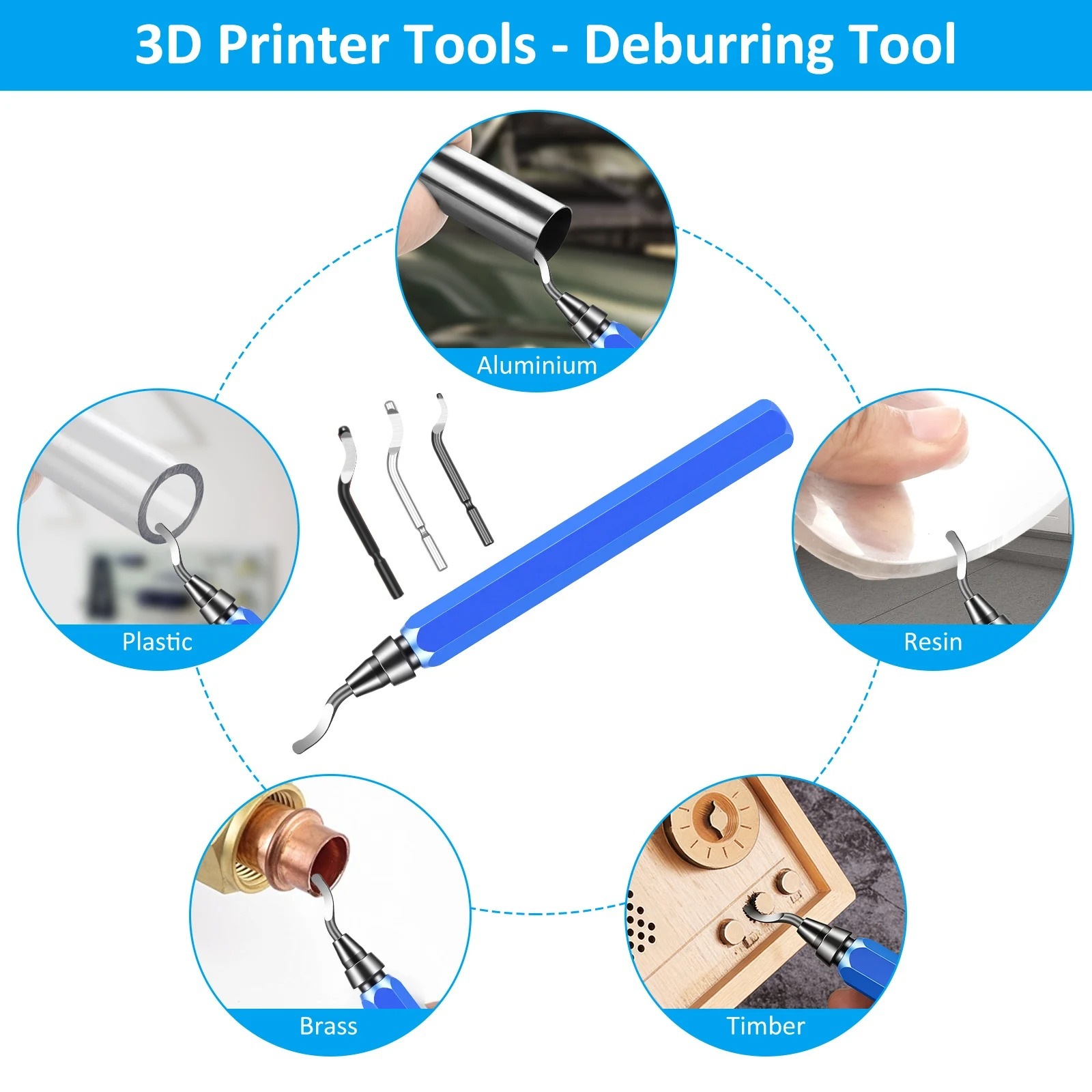17PCS 3D Print Deburring Tool  - 3D Printing File Free avis et prix